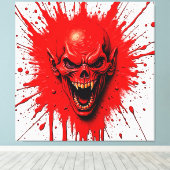 血への欲望：復讐の吸血鬼 キャンバスプリント (インサイチュ (ウッドフロア))