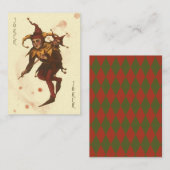 血まみれのジョーカー呼び出しカード コーリングカード (正面/裏面)