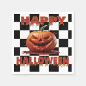 血まみれのパンプキン・ハロウィン スタンダードカクテルナプキン (正面)