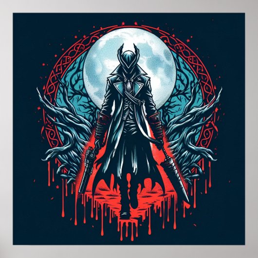 血まみれのビデオゲームのハンターズポスター ポスター (正面)