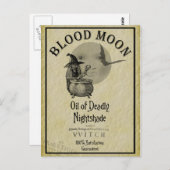 血まみれのムーンはがき ポストカード (正面/裏面)