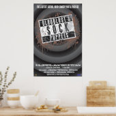 血まみれの人形と靴下 ポスター (キッチン)