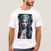 血まみれの修道女 ホラー #1 Tシャツ (正面)