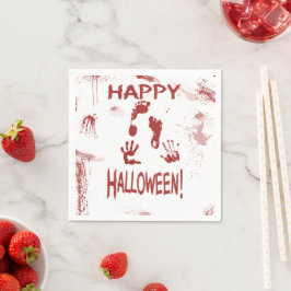 血まみれの手足 ハッピーハロウィン スタンダードカクテルナプキン