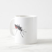 血まみれの蚊 コーヒーマグカップ (正面左)