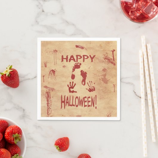 血まみれハッピーハロウィン スタンダードカクテルナプキン (インサイチュ)