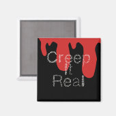 血まみれハロウィン手描きフォント Creep it Real マグネット (正面/裏面)