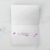 血を流すハートが黒い水の上に咲く カード (内部)