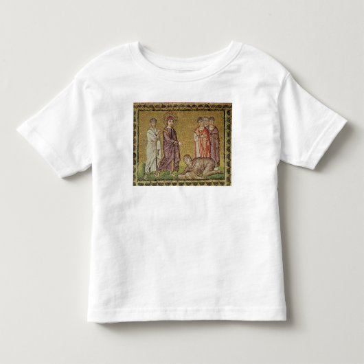 血を流す女をイエスが治める トドラーTシャツ (正面)