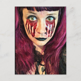 血を流す ポストカード