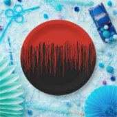 血を滴らせるハロウィン ペーパープレート (パーティー)