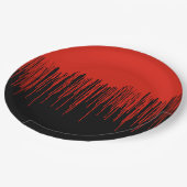 血を滴らせるハロウィン ペーパープレート (アングル)