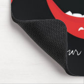 血を滴らせる吸血鬼ハロウィーン歯マウスパッド マウスパッド (コーナー)