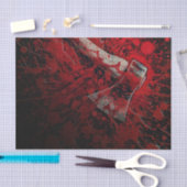 血アクスホラーハローウィンパーティ 薄葉紙 (クラフト)