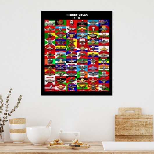 血ウイング1 (英語) ポスター (キッチン)