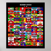 血ウイング1 (英語) ポスター (正面)