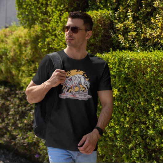 血ウルフ Tシャツ