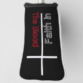 血キリスト教の十字架信仰 ゴルフヘッドカバー (回転90)