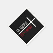 血キリスト教の十字架信仰 スタンダードカクテルナプキン (角)