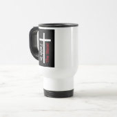 血キリスト教の十字架信仰 トラベルマグ (正面左)