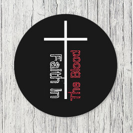 血キリスト教の十字架信仰 ラウンドシール