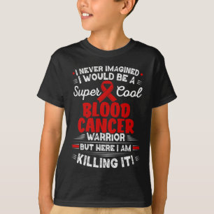 血クール癌戦士の血液がん認識度 Tシャツ