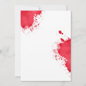 血グッドタイムハロウィーンヴァンパイアソーリーパーティー 招待状 (裏面)