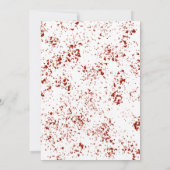 血グッドタイムハローウィンパーティ招待状 招待状 (裏面)