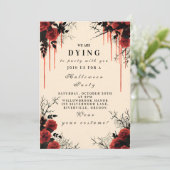 血ゴシックバラハローウィンパーティ 招待状 (スタンド正面)