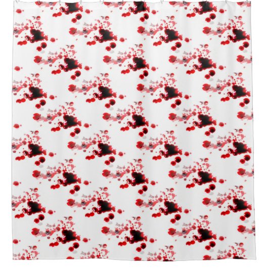 血サイコシャワーカーテン シャワーカーテン (正面)