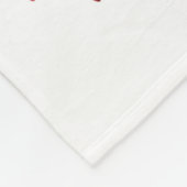 血シャツ私はOKブラッド（ばちゃばちゃ）跳ねる裂おもしろい葉 フリースブランケット (角)