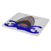 血シャークジョーズサンダーコーブ カッティングボード (角)