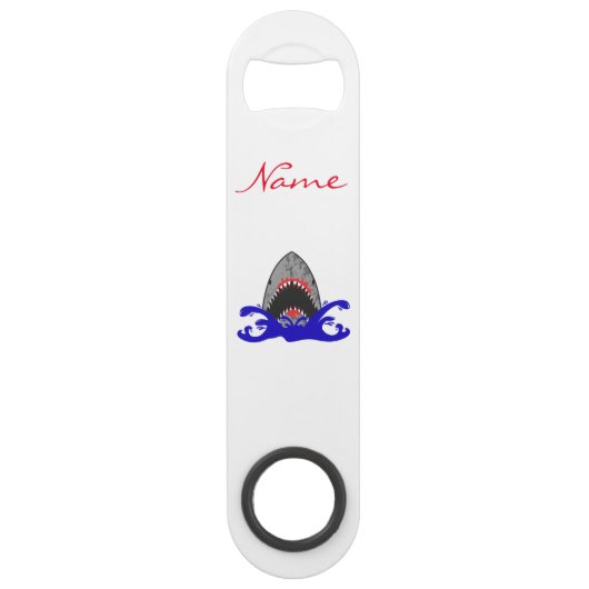 血シャークジョーズサンダーコーブ スピード栓抜き (正面)