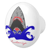 血シャークジョーズサンダーコーブ セラミックノブ (右)