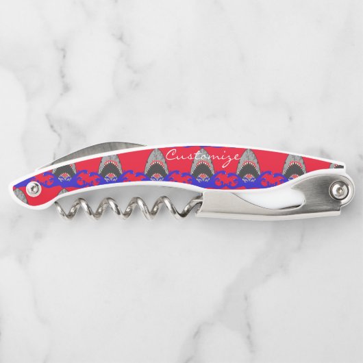 血シャークジョーズサンダーコーブ ソムリエナイフ (裏面)