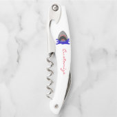 血シャークジョーズサンダーコーブ ソムリエナイフ (正面)