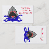 血シャークジョーズサンダー_コーブ 名刺 (正面/裏面)