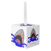 血シャークジョーズThunder_Cove キューブオーナメント (裏面アングル)