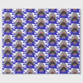 血シャークジョーズThunder_Cove ラッピングペーパー (フラット)