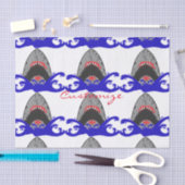 血シャークジョーズThunder_Cove 薄葉紙 (クラフト)