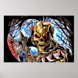 血スケルトンポスター ポスター