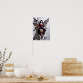 血セクシーヴァンパイアワーラーポスターアート ポスター (キッチン)