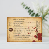 血トーラベルハロウィーンアンティークグランジ亡命 招待状 (スタンド正面)