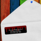 血ドリップスハロウィーン怖い血液差出人住所 ラベル