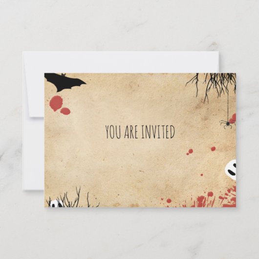 血ハロウィン空白のハンドまたはデジ書タル (裏面)