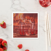 血ハロウィーンカクテルパーティー スタンダードカクテルナプキン (インサイチュ)