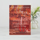 血ハロウィーンカクテルパーティー 招待状 (スタンド正面)