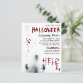 血ハロウィーン衣装パーティー予算招待状 (スタンド正面)