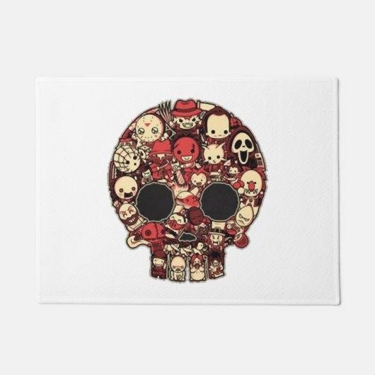 血ハロウィーン ドアマット (正面)