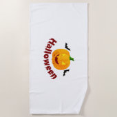 血ハロウィーン ビーチタオル (正面)